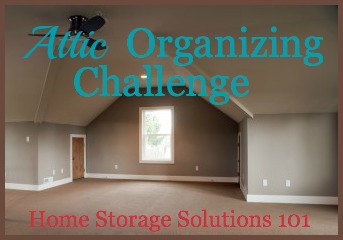 attic organizing