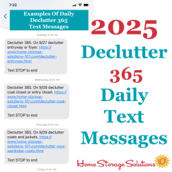 Declutter 365 text messages