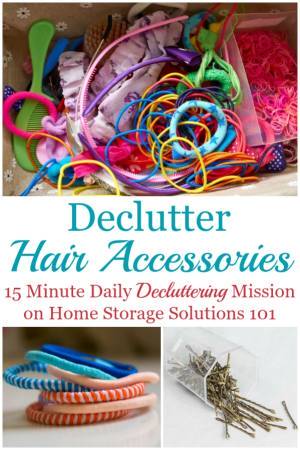 DIY Girl Hair Accessories Organizer