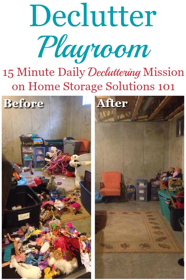 How To Declutter Playroom