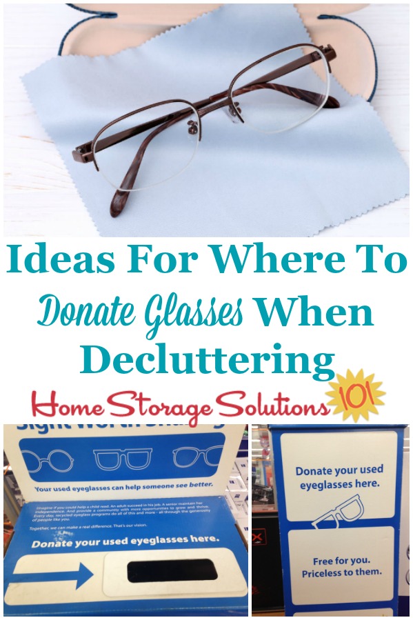 Used cheap glasses donation