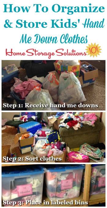 How to REALLY Store Outgrown Kid & Baby Clothes - The Homes I Have