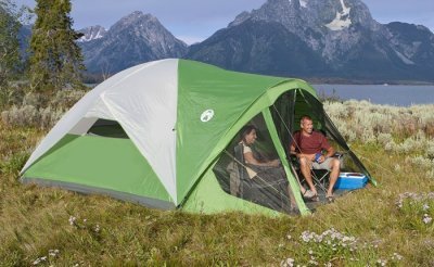 8 person Coleman Evanston Screened Tent