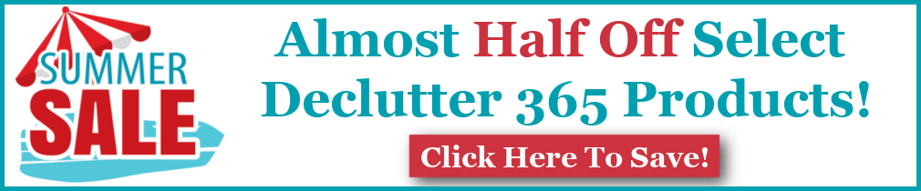 Almost half off select Declutter 365 products