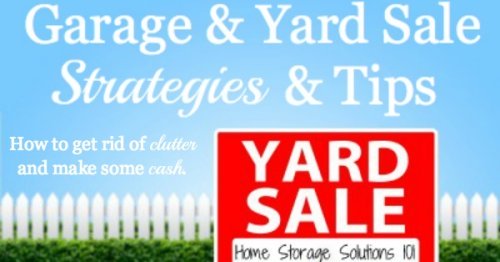 Garage & Yard Sales Strategies To Get Rid Of Clutter & Make Cash