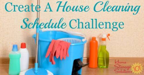 1 week schedule to a clean and organized house – House Mix