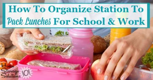 How to create an Organized Protein Shake Station