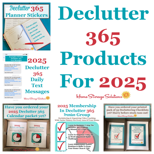 Click here to get your Declutter 365 products for 2025