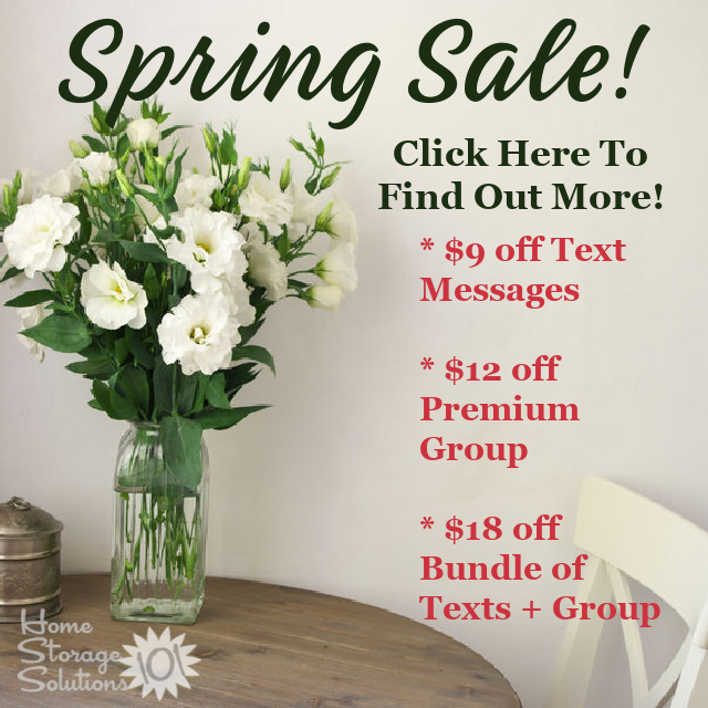 Spring sale on select Declutter 365 products, click here to find out more