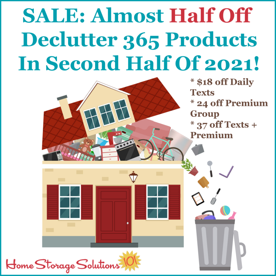 Sale: Almost half off Declutter 365 products in second half of 2021