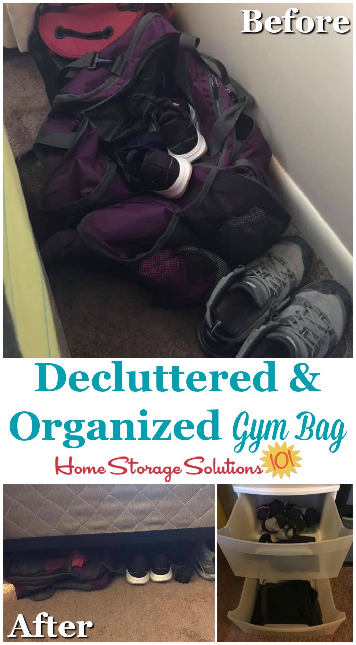 Gym best sale bag storage