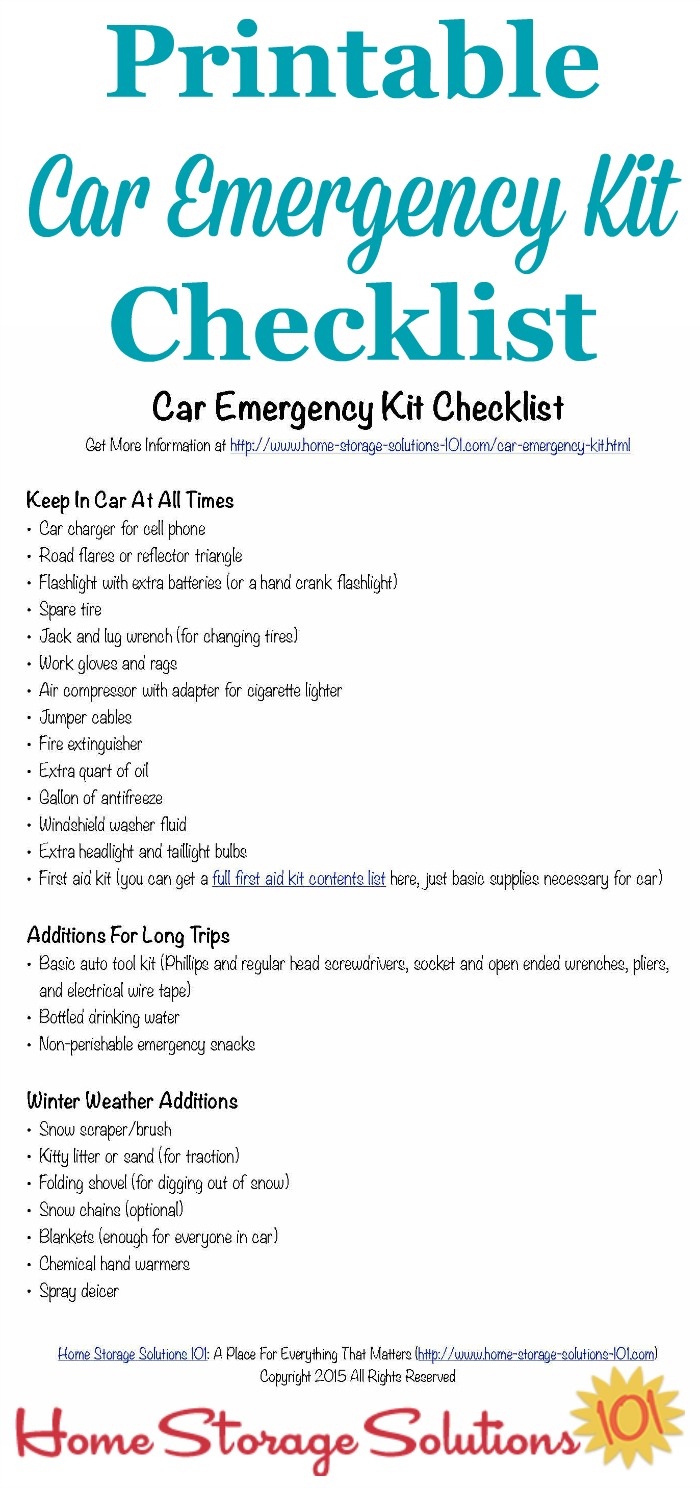 Winter Emergency Car Kit, Best Car Emergency Kit