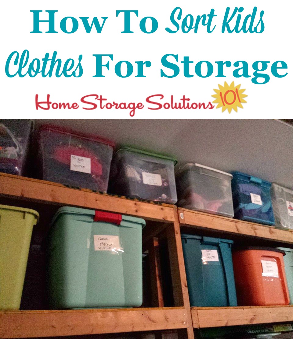 kids clothes storage