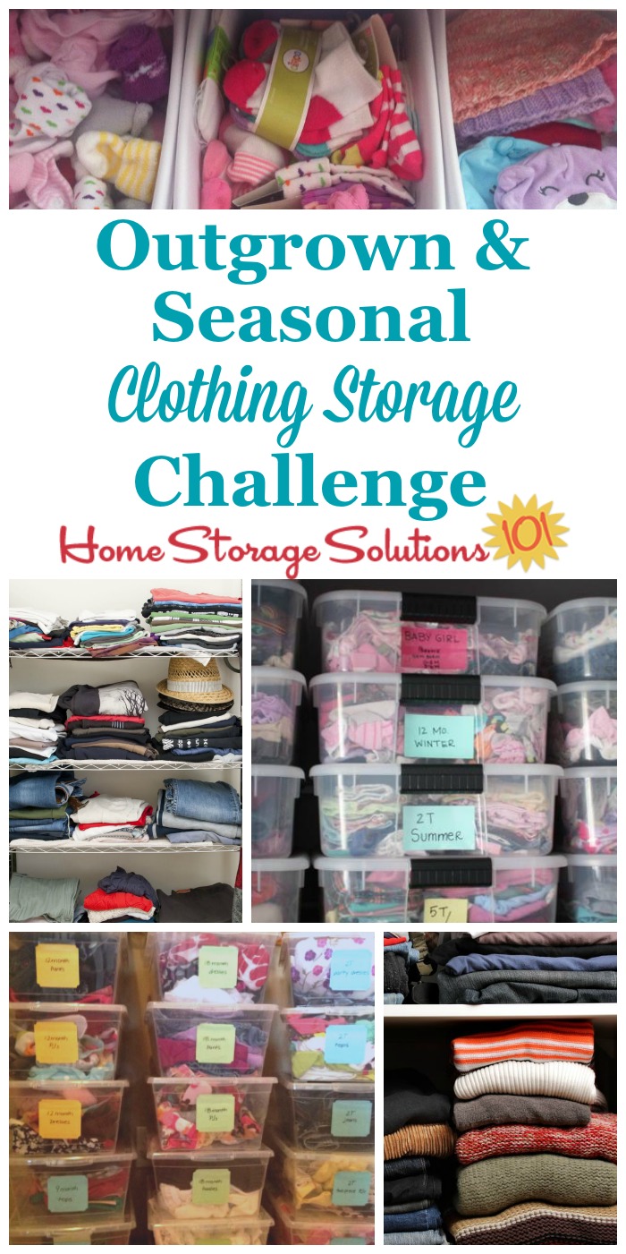 Outgrown & Seasonal Clothing Storage Challenge