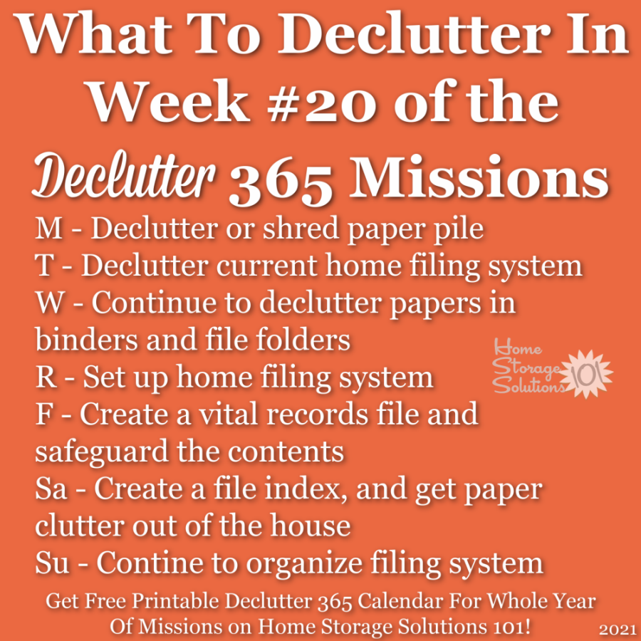 May Declutter 365 Calendar: 15 Minute Daily Missions For Month