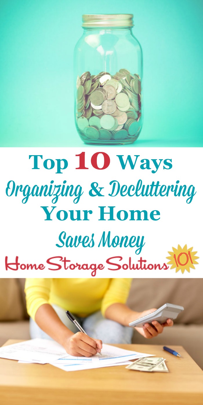 Top 10 Ways Organizing Decluttering Your Home Saves You Money - 