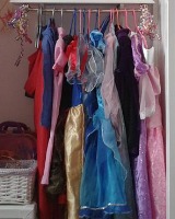 kids' dress up clothes storage