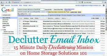 How to declutter email inbox