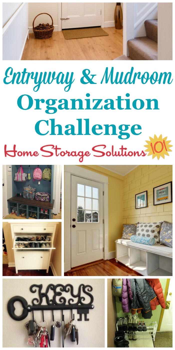 How to Organize a No-Closet Entryway -- in a couple of hours!