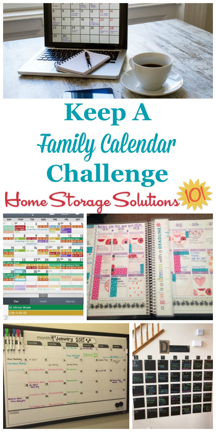 Keep A Family Calendar So The Whole Family Knows What s Going On