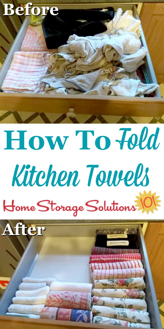 The Best Way To Store Kitchen Towels