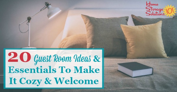 guest room essentials to make your guests feel at home