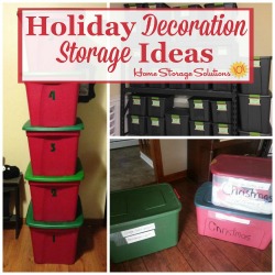 Holiday Decor Storage & Organization: Home Organization Tips