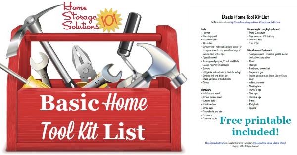 Basic Home Tool Kit List: Make Sure You Have The Essentials
