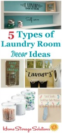 5 types of laundry room decor ideas