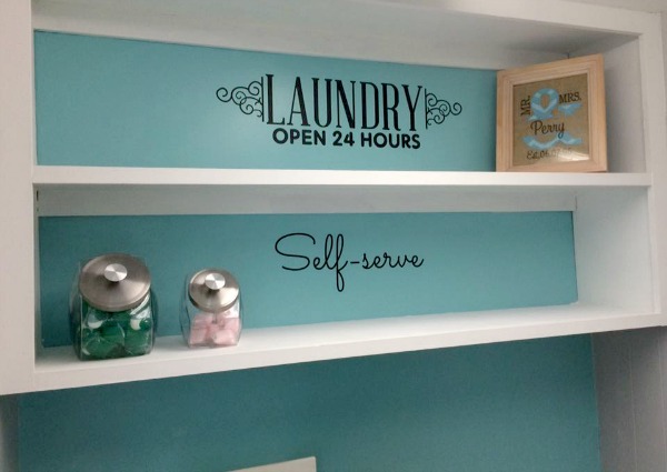 laundry detergent storage