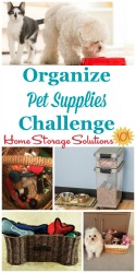 Organize Pet Supplies Challenge