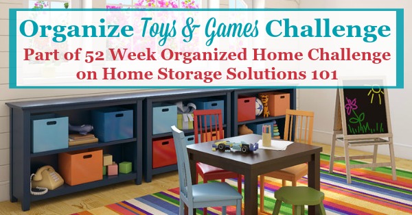 organizing children's toys