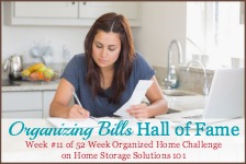 organizing bills hall of fame