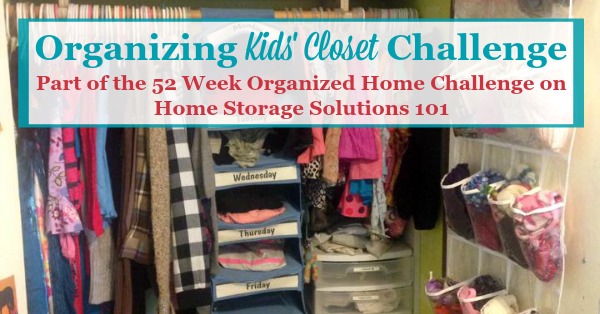 children's clothes organizer