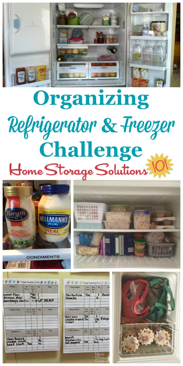 Organizing Refrigerator And Freezer Challenge: Step By Step Instructions