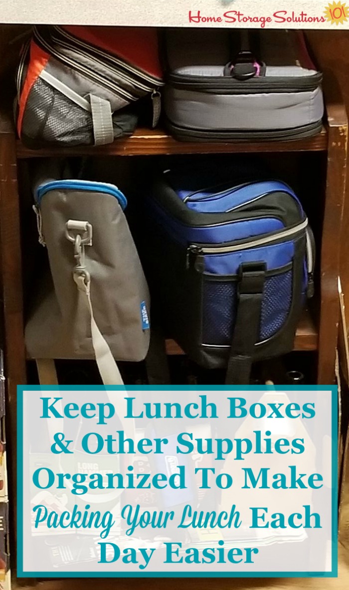 Organizing School Lunch Supplies & Streamlining Lunch Prep - Small Stuff  Counts