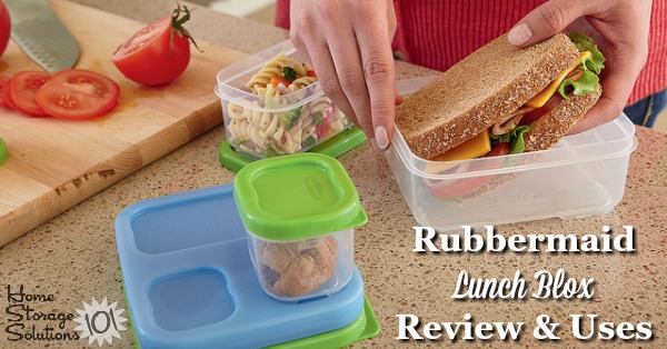 Rubbermaid Lunch Blox Side & Snack Containers, Household