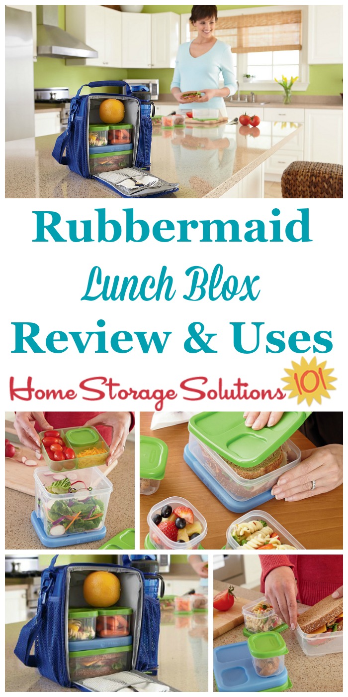 Rubbermaid Lunch Blox Uses At School & Work