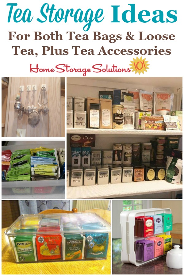 Frugal DIY Tea Organization – Let's Live and Learn