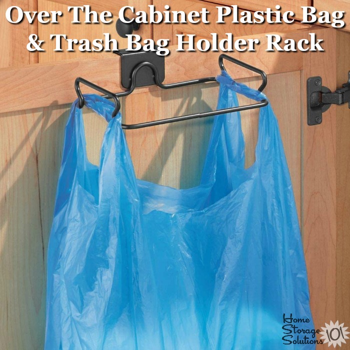 Home Basics Silver Plastic Bag Organizer