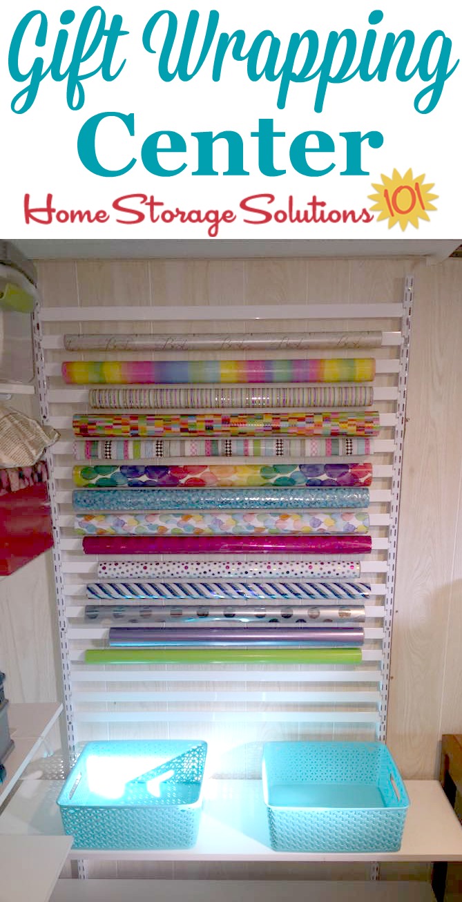 Wrapping Paper Storage Solutions For All Your Gift Wrap & Accessories