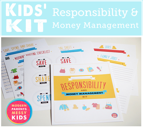 kids' responsibility and money management kit