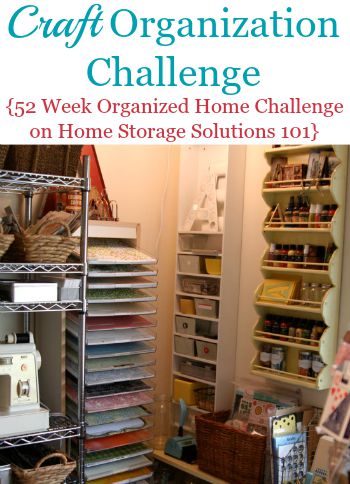 23 craft storage solutions for your craft room - Gathered