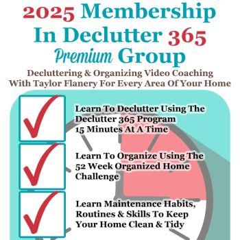 Get your 2025 membership to Declutter 365 Premium Facebook Group