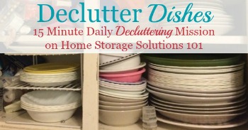 How To Declutter Serving Dishes