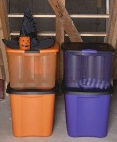 Halloween best sale storage tote