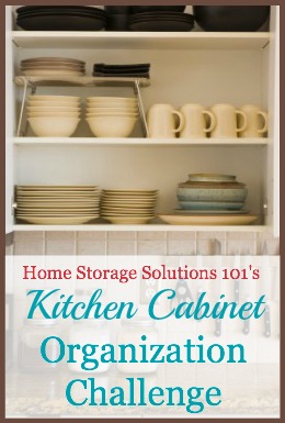 This pic gives a great idea of how to organize your kitchen lids, bowls,  etc.