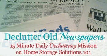 7 Uses For Newspapers Around Your Home