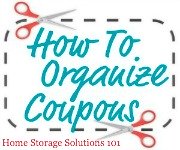 organize coupons challenge