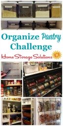 Organizarea provocării de a organiza condimentele din cămară